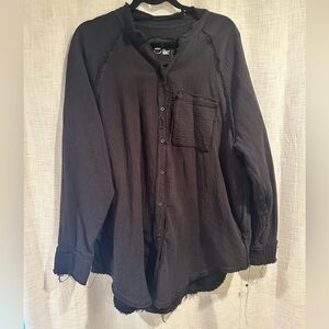 Aerie beach cover up/ button down